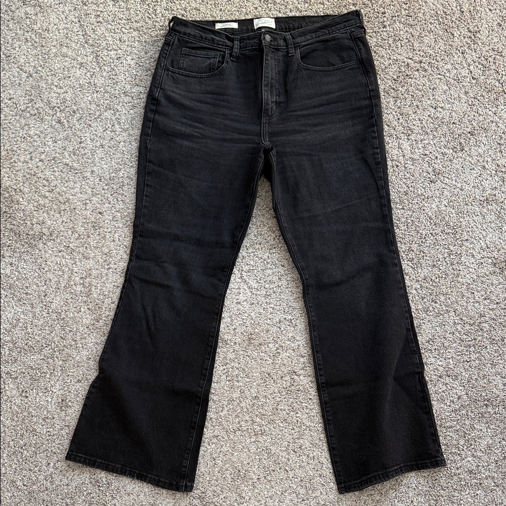 Universal Thread Women's Black Wash High Rise Flare Jeans size 14 - Picture 3 of 9